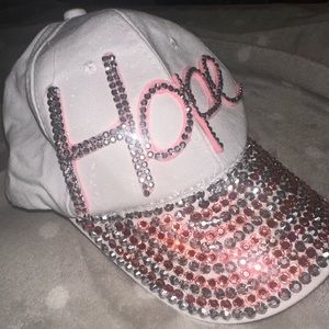 Ashley Stewart Bedazzled Hope Hat